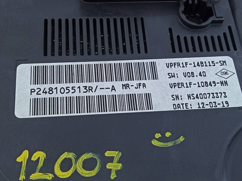 Recambio de cuadro instrumentos para renault scenic iv grand limited referencia OEM IAM 248105513R  E2-A1-37-7