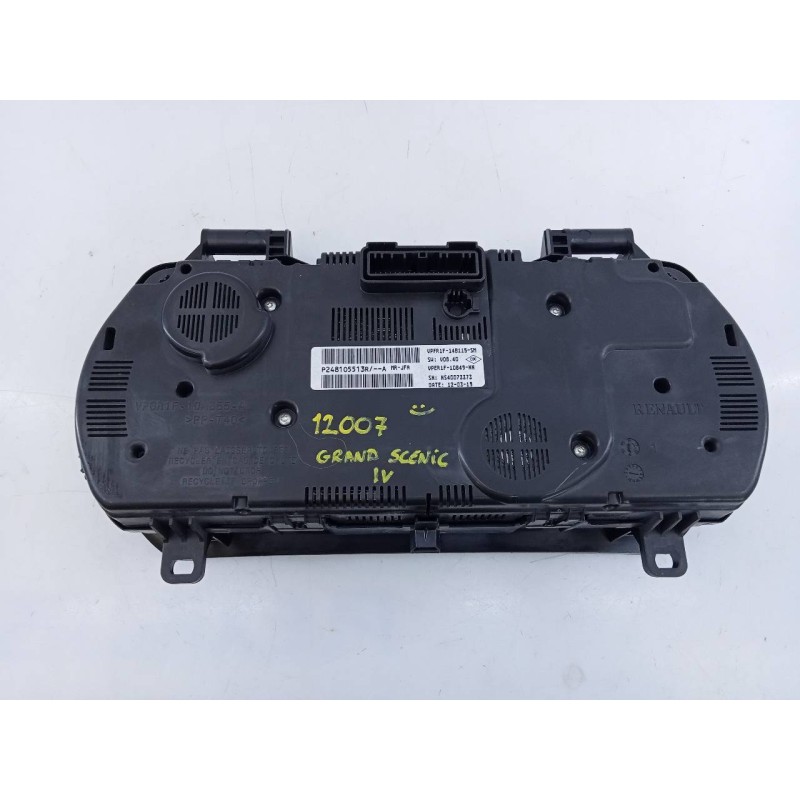 Recambio de cuadro instrumentos para renault scenic iv grand limited referencia OEM IAM 248105513R  E2-A1-37-7