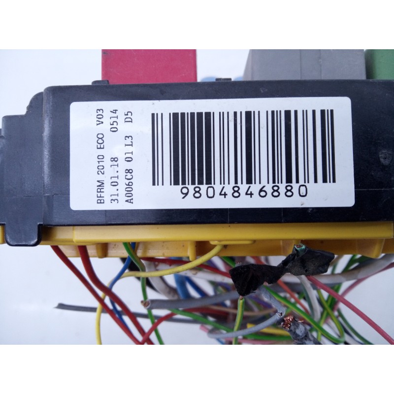 Recambio de caja reles / fusibles para citroën c-elysée feel referencia OEM IAM 9804846880  E3-B2-46-3