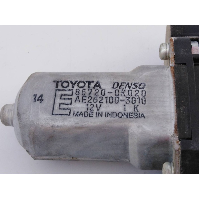 Recambio de elevalunas trasero derecho para toyota hilux (kun) double cab 4x4 referencia OEM IAM 857200K020 AE2621003010 E2-B4-1