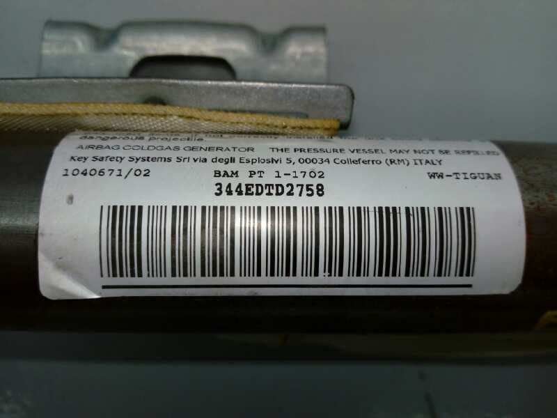 Recambio de airbag cortina delantero derecho para volkswagen tiguan (5n2) advance bluemotion referencia OEM IAM 344EDTD2758  E1-