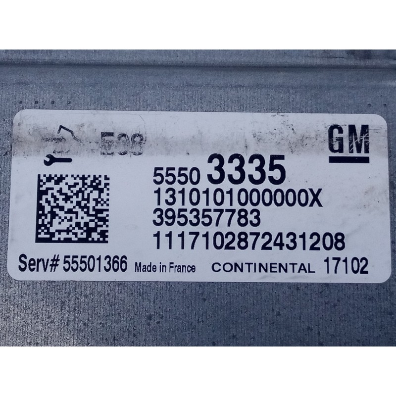 Recambio de centralita motor uce para opel insignia grand sport referencia OEM IAM 55503335 395357783 E3-A5-18-4