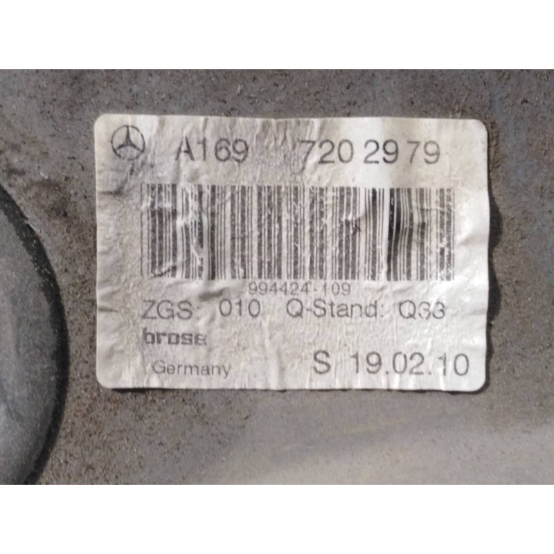 Recambio de elevalunas delantero izquierdo para mercedes-benz clase b (w245) referencia OEM IAM A1697202979  P2-B3-13