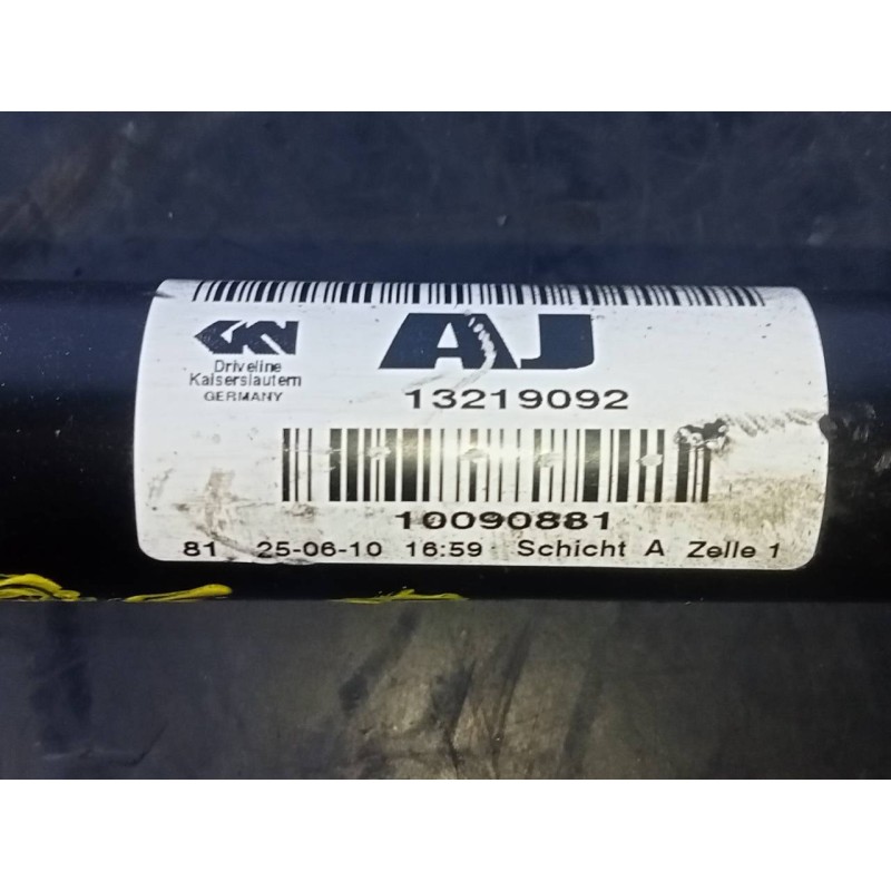 Recambio de transmision delantera izquierda para opel insignia berlina cosmo referencia OEM IAM 13219092 10090881 P1-B6-37