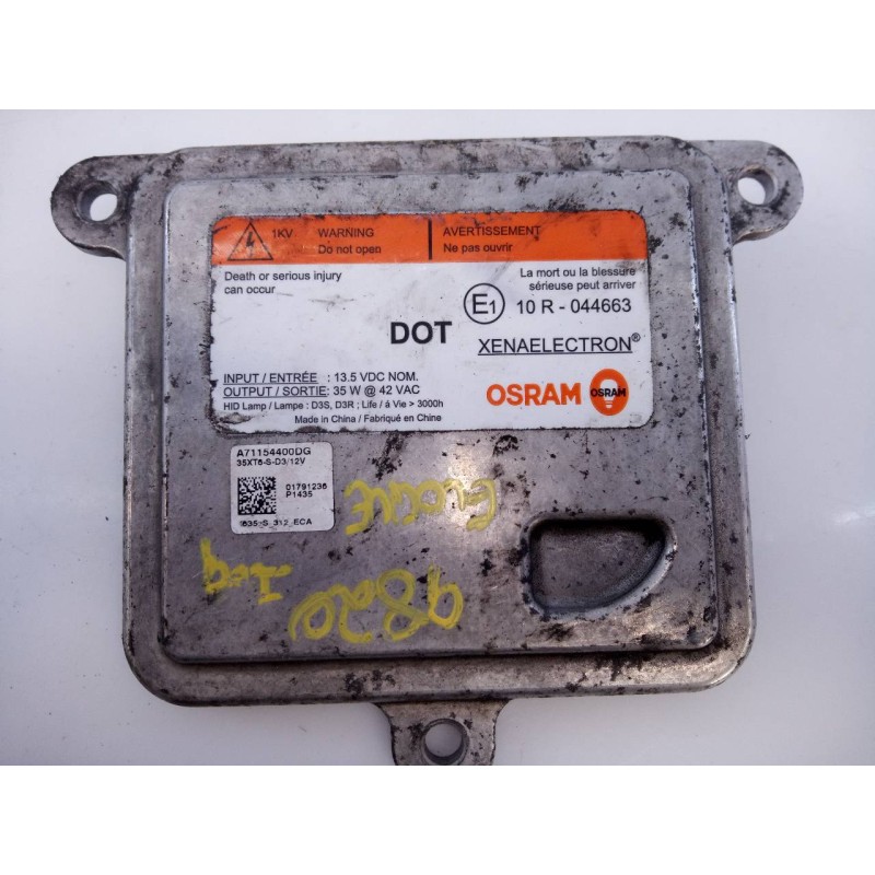 Recambio de centralita faros xenon para land rover evoque dynamic referencia OEM IAM A71154400DG  E3-B3-19-4