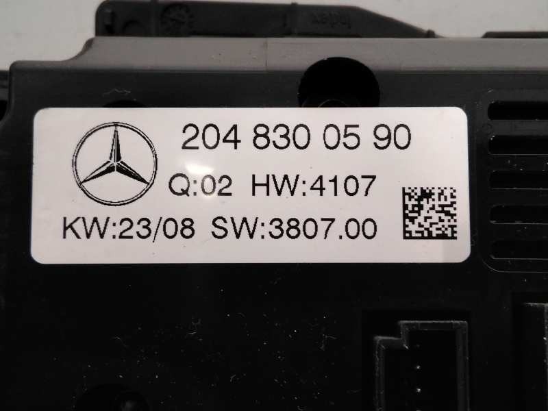 Recambio de mando climatizador para mercedes-benz clase c (w204) familiar 200 t cdi (204.207) referencia OEM IAM 2048300590  E3-