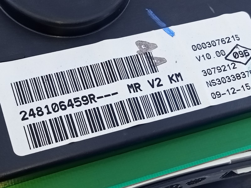 Recambio de cuadro instrumentos para dacia sandero stepway referencia OEM IAM 248106459R  E2-A1-32-3