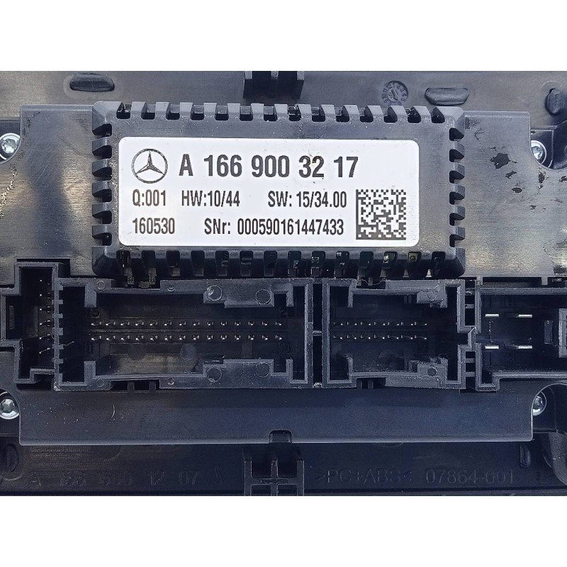 Recambio de mando climatizador para mercedes-benz clase gle coupe (w292) gle 350 d (292.324) referencia OEM IAM A16690003217  E3