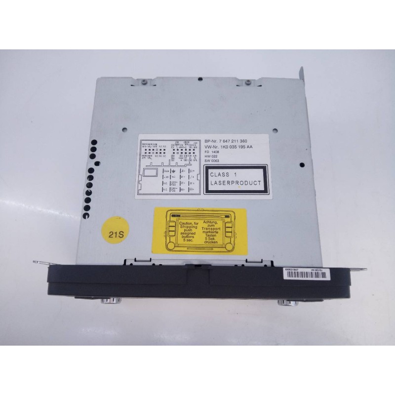 Recambio de sistema audio / radio cd para volkswagen tiguan (5n2) sport 4motion bluemotion referencia OEM IAM 1K0035195AA  E2-A1