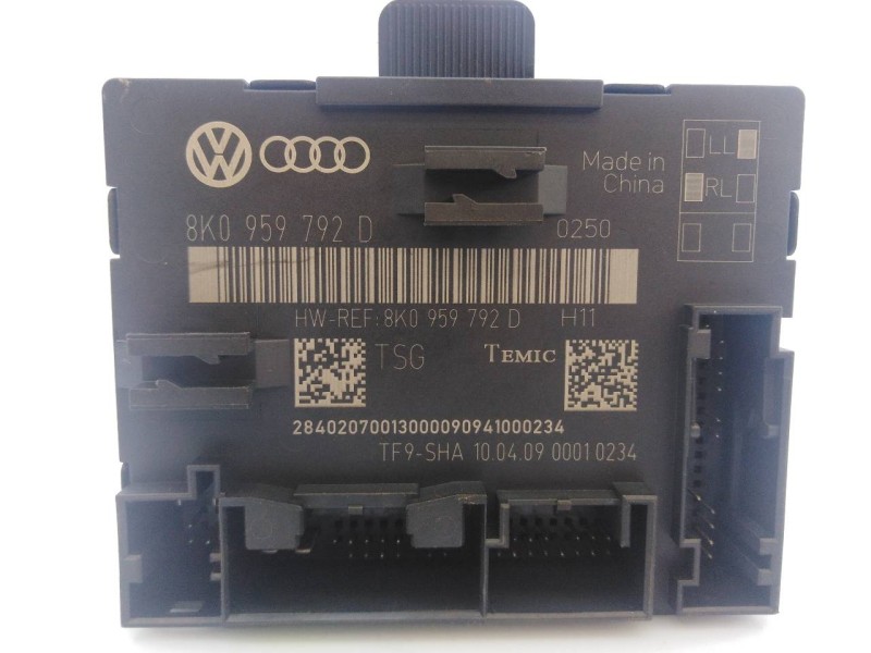 Recambio de centralita cierre para audi a4 ber. (b8) básico referencia OEM IAM 8K0959792D  E2-A1-18-1
