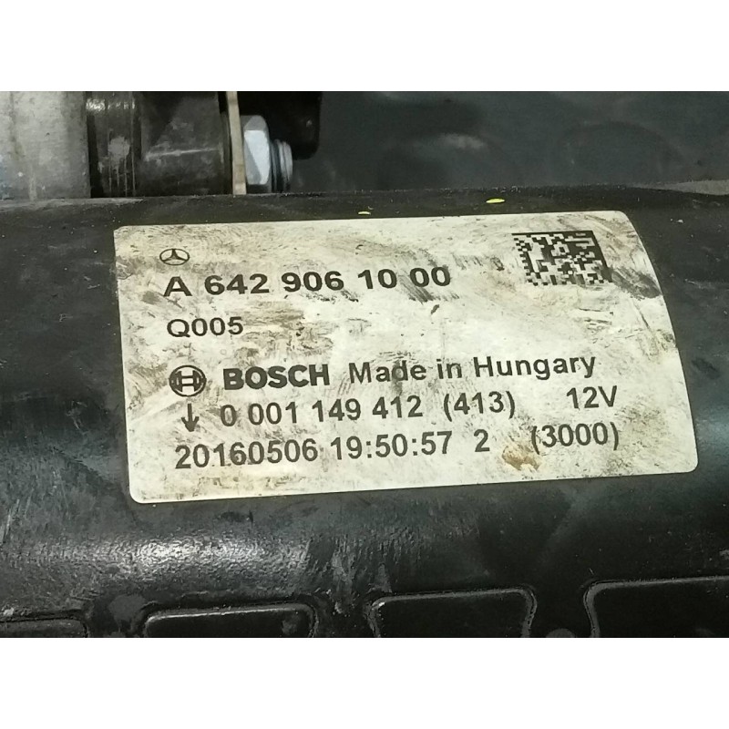 Recambio de motor arranque para mercedes-benz clase gle coupe (w292) gle 350 d (292.324) referencia OEM IAM A6429061000 00011494