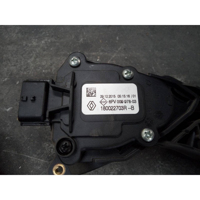 Recambio de pedal acelerador para dacia sandero stepway referencia OEM IAM 180022703R 6PV00997803 