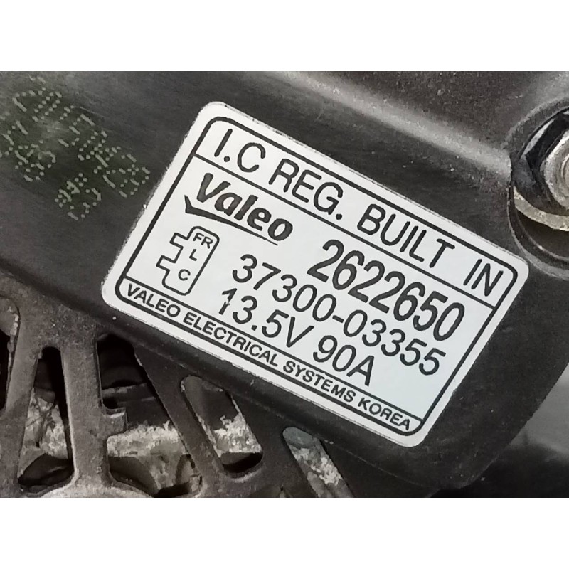 Recambio de alternador para kia rio concept referencia OEM IAM 3730003355 2622650 P3-A4-2-4
