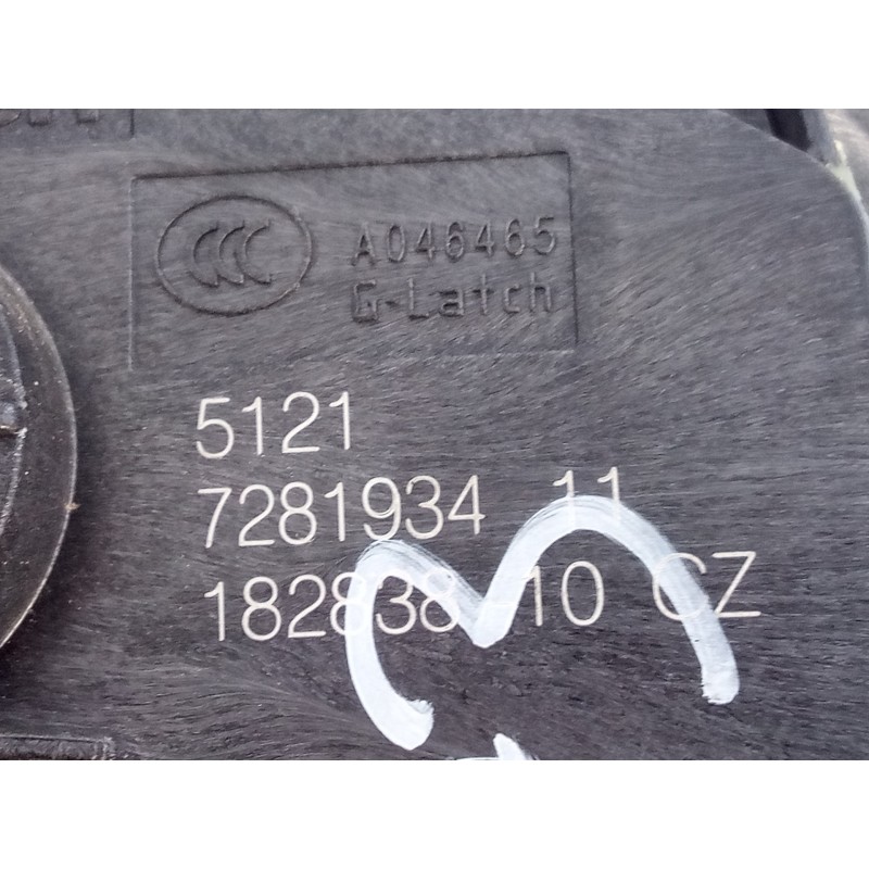 Recambio de cerradura puerta delantera derecha para bmw serie x1 (f48) sdrive18d referencia OEM IAM 728193411 170503 E1-A3-3-1