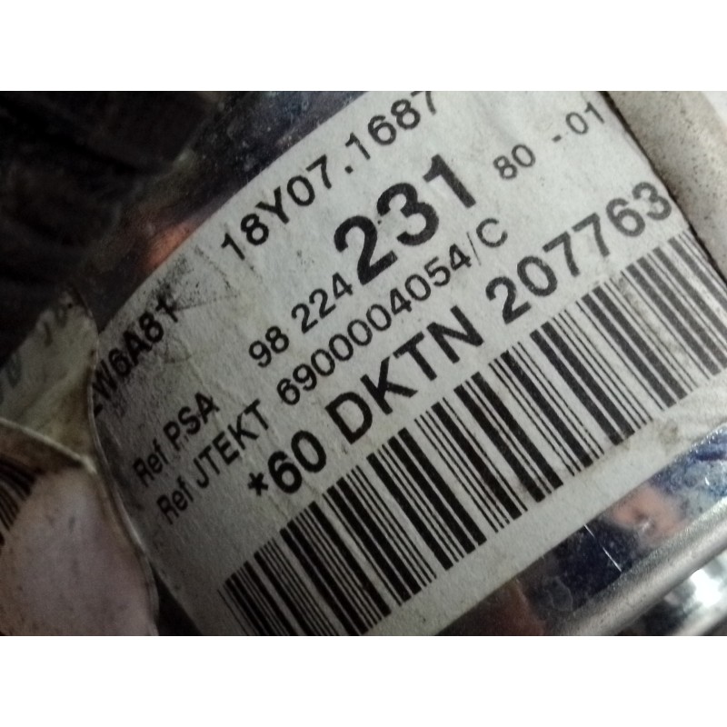 Recambio de cremallera direccion para peugeot 208 (p2) allure referencia OEM IAM 98224231 6700003929A P1-B8-27