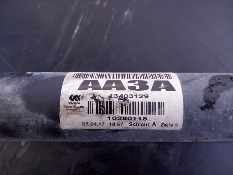 Recambio de transmision delantera derecha para opel astra k sports tourer dynamic referencia OEM IAM 10280118  P1-B6-13