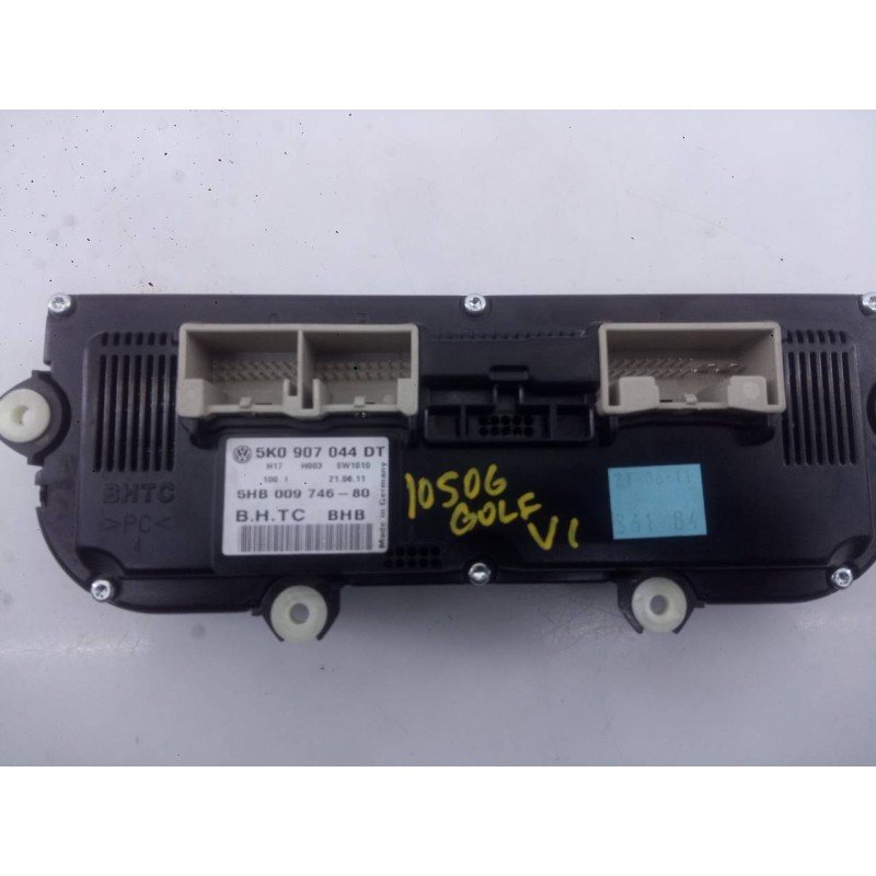 Recambio de mando climatizador para volkswagen golf vi (5k1) rabbit bluemotion referencia OEM IAM 5K0907044DT  E2-A1-24-8