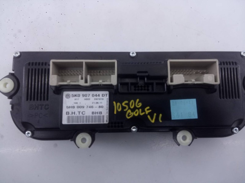 Recambio de mando climatizador para volkswagen golf vi (5k1) rabbit bluemotion referencia OEM IAM 5K0907044DT  E2-A1-24-8