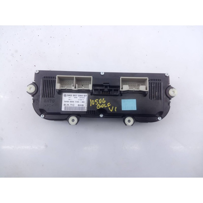 Recambio de mando climatizador para volkswagen golf vi (5k1) rabbit bluemotion referencia OEM IAM 5K0907044DT  E2-A1-24-8