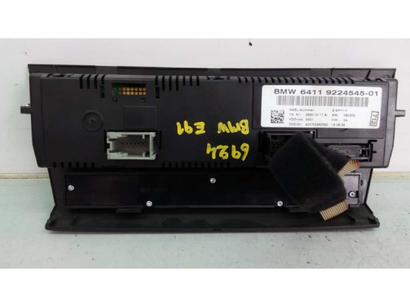 Recambio de mando climatizador para bmw serie 3 touring (e91) 320i referencia OEM IAM 922454501 09001017B E3-A2-39-3