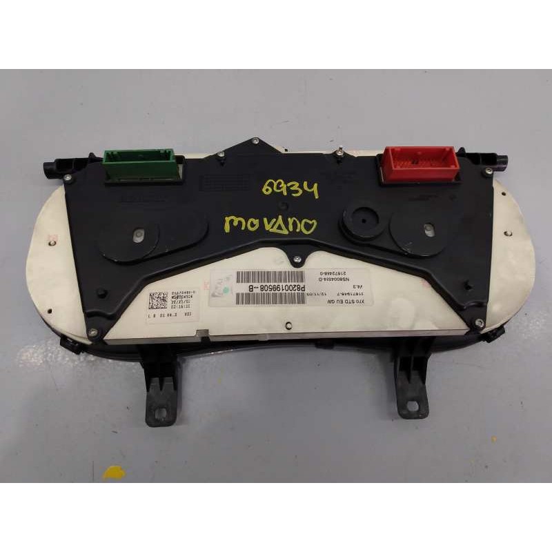 Recambio de cuadro instrumentos para opel movano (2004 =>) furgón medio techo sobreelevado l2h3 3.5t referencia OEM IAM 82001995