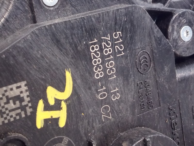 Recambio de cerradura puerta delantera izquierda para mini cabrio (f57) cooper referencia OEM IAM 728193113 18283810 E2-B4-52-2