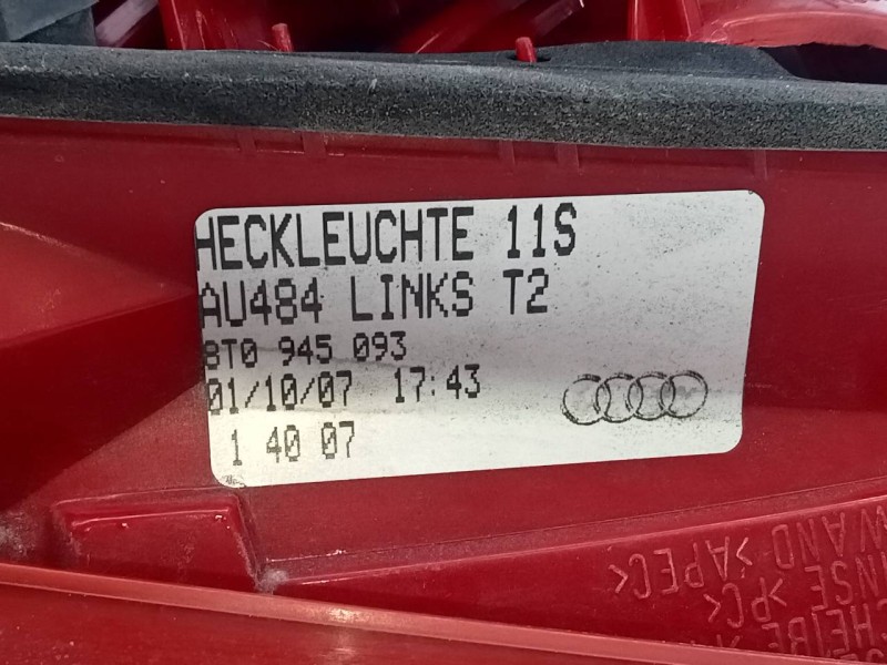 Recambio de piloto trasero izquierdo porton para audi a5 coupe (8t) 3.0 tdi quattro referencia OEM IAM 8T0945093  E1-B6-55-2