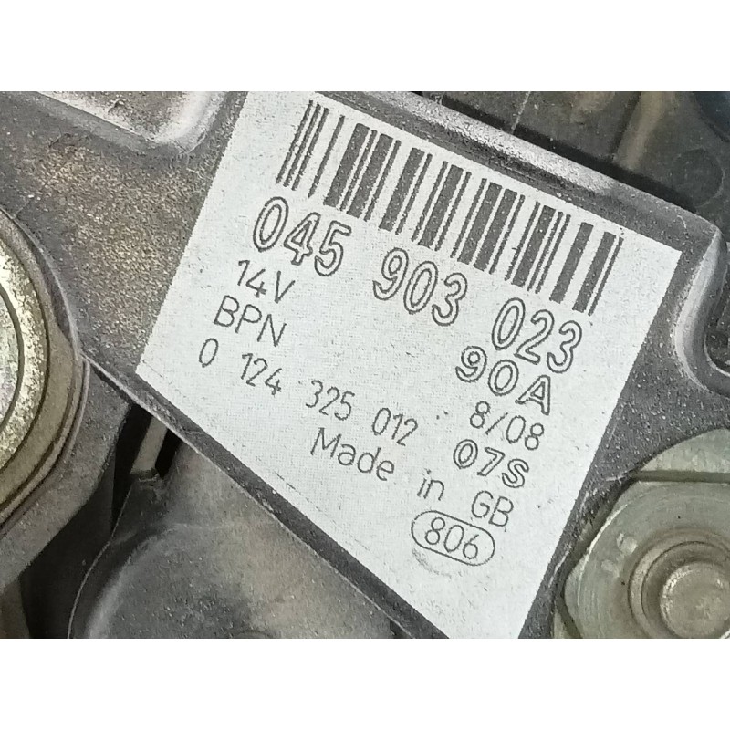 Recambio de alternador para seat ibiza (6l1) ecomotive referencia OEM IAM 045903023 012325012 P3-A4-28-2