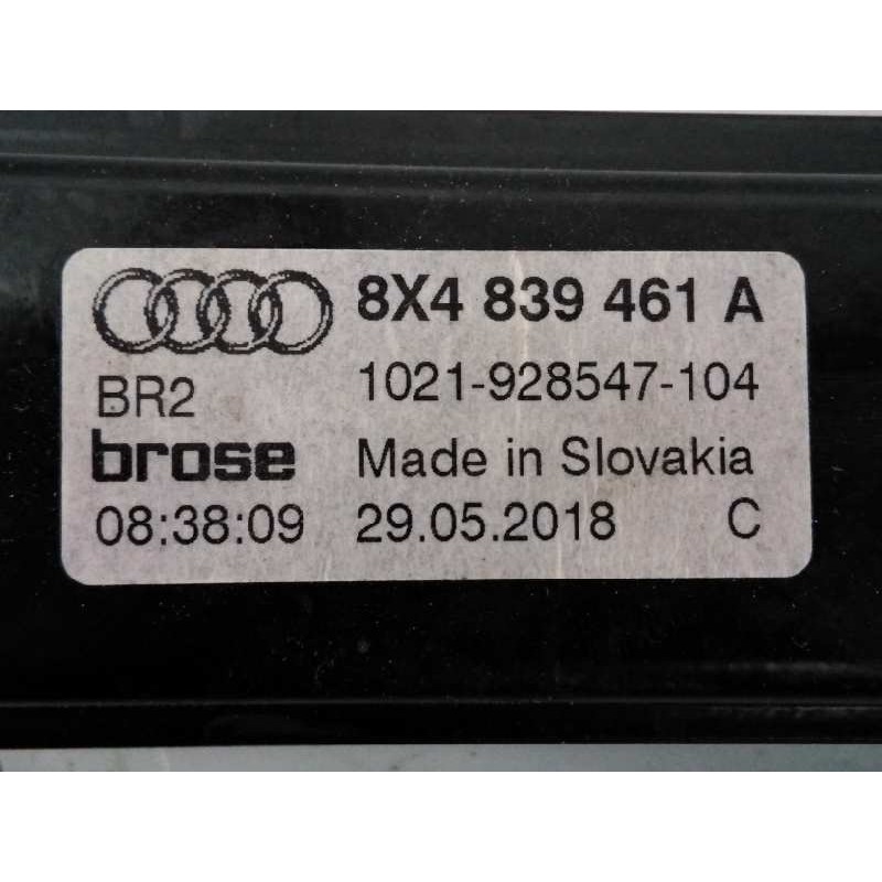 Recambio de elevalunas trasero izquierdo para audi a1 sportback (8xf) attracted referencia OEM IAM 8X4839461A 1021928547104 E1-B