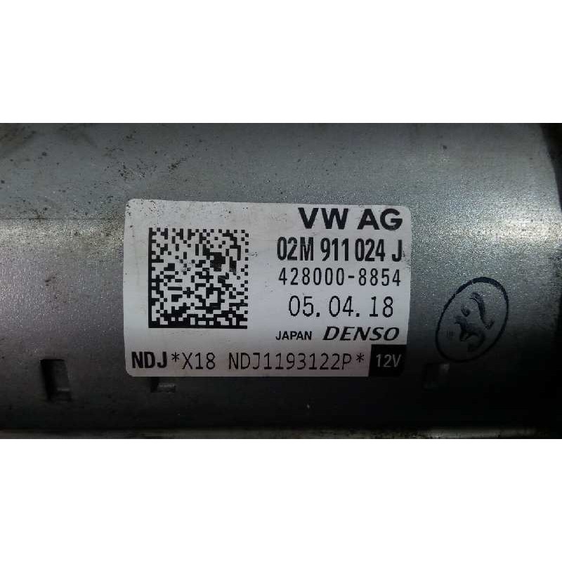 Recambio de motor arranque para audi a1 sportback (8xf) attracted referencia OEM IAM 02M911024J  P3-A7-28-1