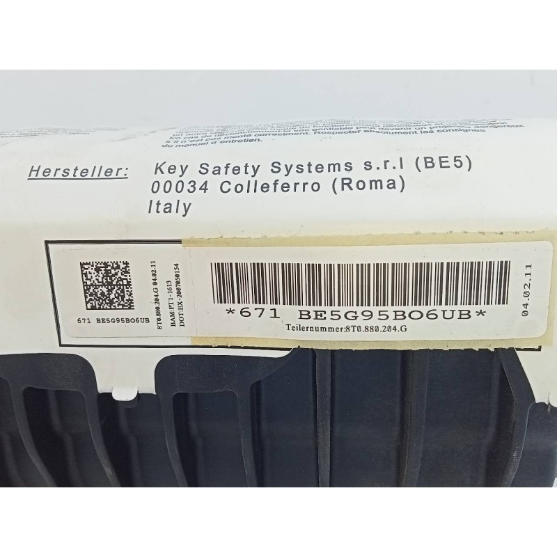 Recambio de airbag delantero derecho para audi a4 ber. (b8) s line sportpaket / plus referencia OEM IAM   E1-B6-47-1