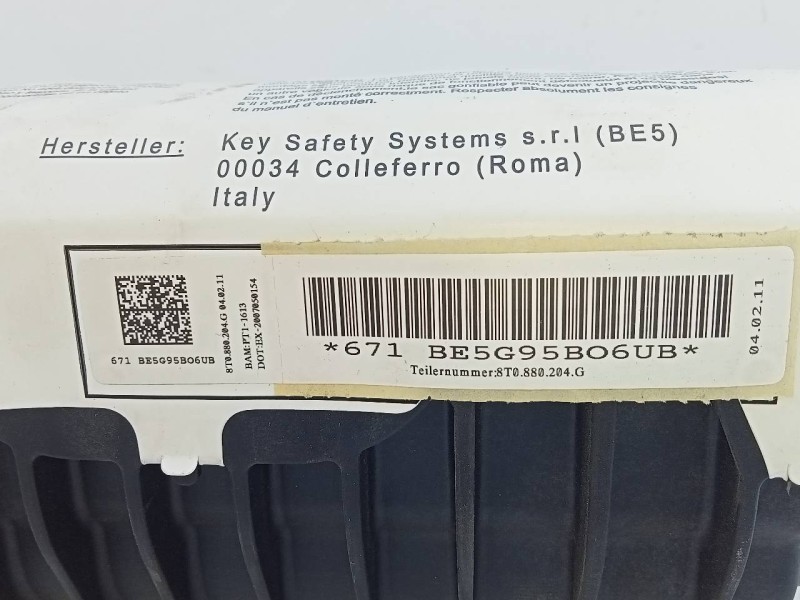 Recambio de airbag delantero derecho para audi a4 ber. (b8) s line sportpaket / plus referencia OEM IAM   E1-B6-47-1