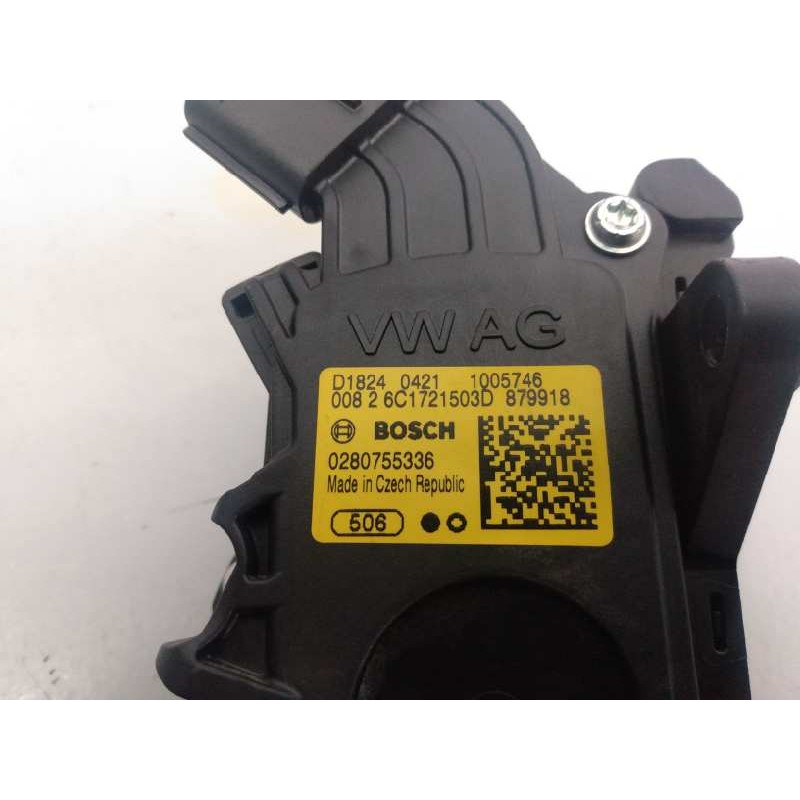 Recambio de pedal acelerador para audi a1 sportback (8xf) attracted referencia OEM IAM 6C1721503D D18240421 E2-A1-5-3