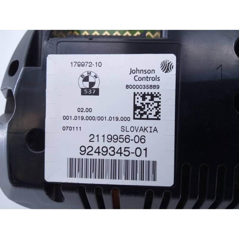 Recambio de cuadro instrumentos para bmw x3 (f25) xdrive referencia OEM IAM 924934501  E3-A2-38-1
