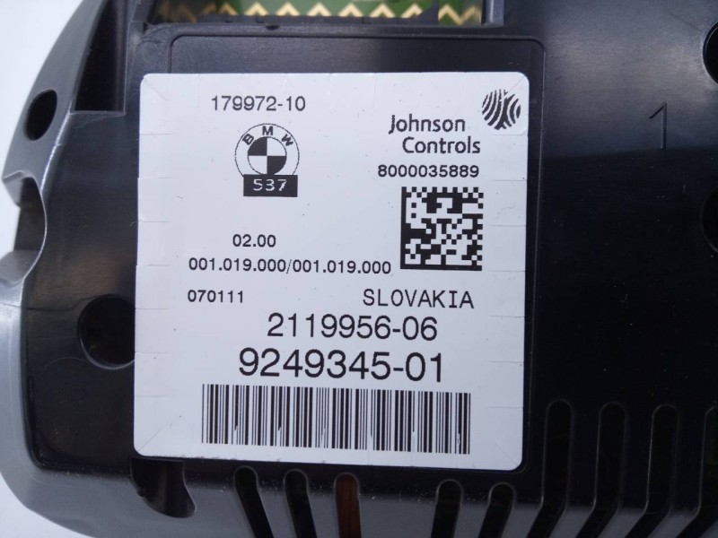 Recambio de cuadro instrumentos para bmw x3 (f25) xdrive referencia OEM IAM 924934501  E3-A2-38-1