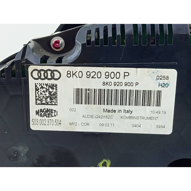 Recambio de cuadro instrumentos para audi a4 ber. (b8) s line sportpaket / plus referencia OEM IAM 8K0920900P  E2-A1-42-2