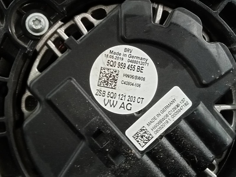 Recambio de electroventilador para volkswagen golf vii lim. (bq1) sport referencia OEM IAM 5Q0959455BE  P2-B8-14