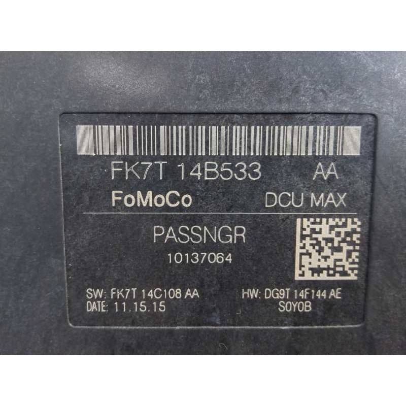 Recambio de modulo electronico para ford s-max titanium referencia OEM IAM FK7T14B533 10137064 E3-B3-24-1