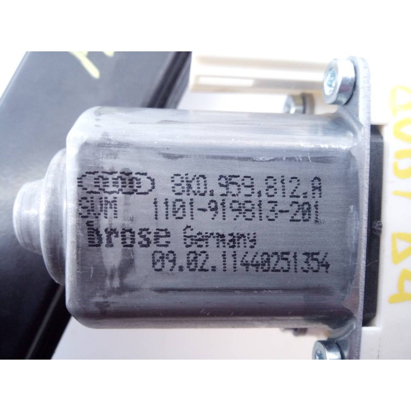 Recambio de elevalunas trasero derecho para audi a4 ber. (b8) s line sportpaket / plus referencia OEM IAM 8K0959812A  E1-B6-50-1