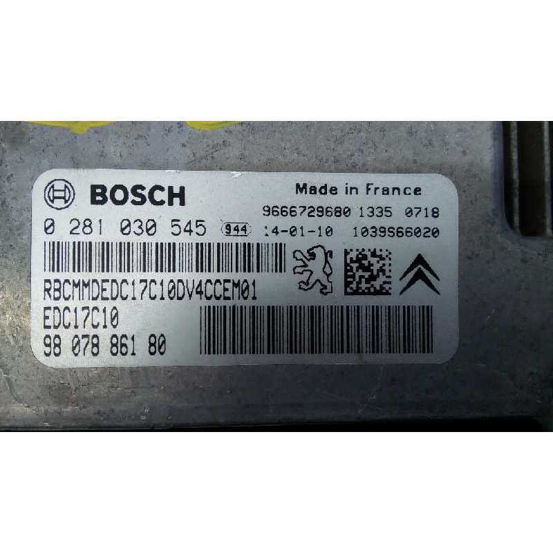 Recambio de centralita motor uce para peugeot 208 access referencia OEM IAM 9807886180 0281030545 E3-B2-43-3
