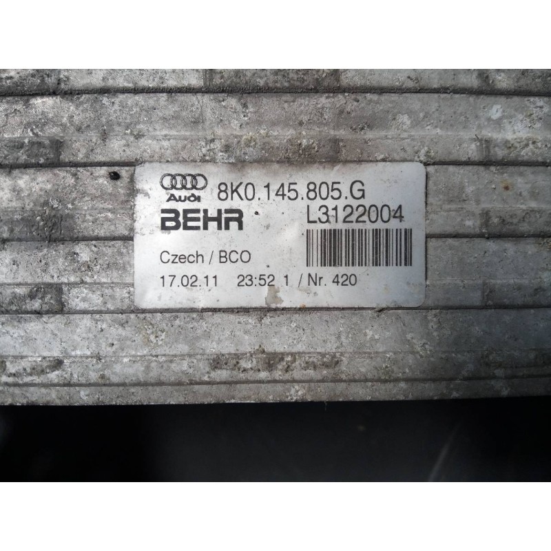 Recambio de intercooler para audi a4 ber. (b8) s line sportpaket / plus referencia OEM IAM 8K0145805G  P2-A11-14