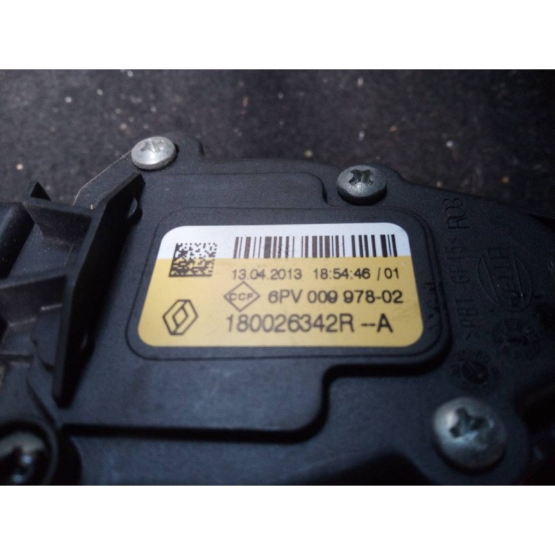 Recambio de pedal acelerador para dacia logan ii ambiance referencia OEM IAM 180026342R 6PV00997802 