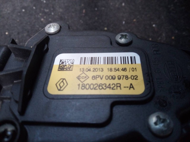 Recambio de pedal acelerador para dacia logan ii ambiance referencia OEM IAM 180026342R 6PV00997802 
