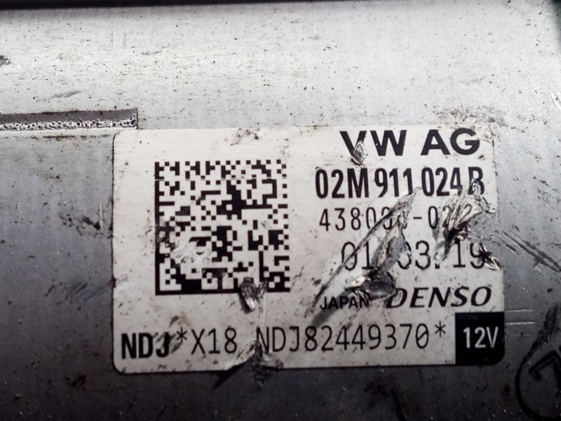 Recambio de motor arranque para volkswagen golf vii lim. (bq1) sport referencia OEM IAM 02M911024B  P3-B8-9-2