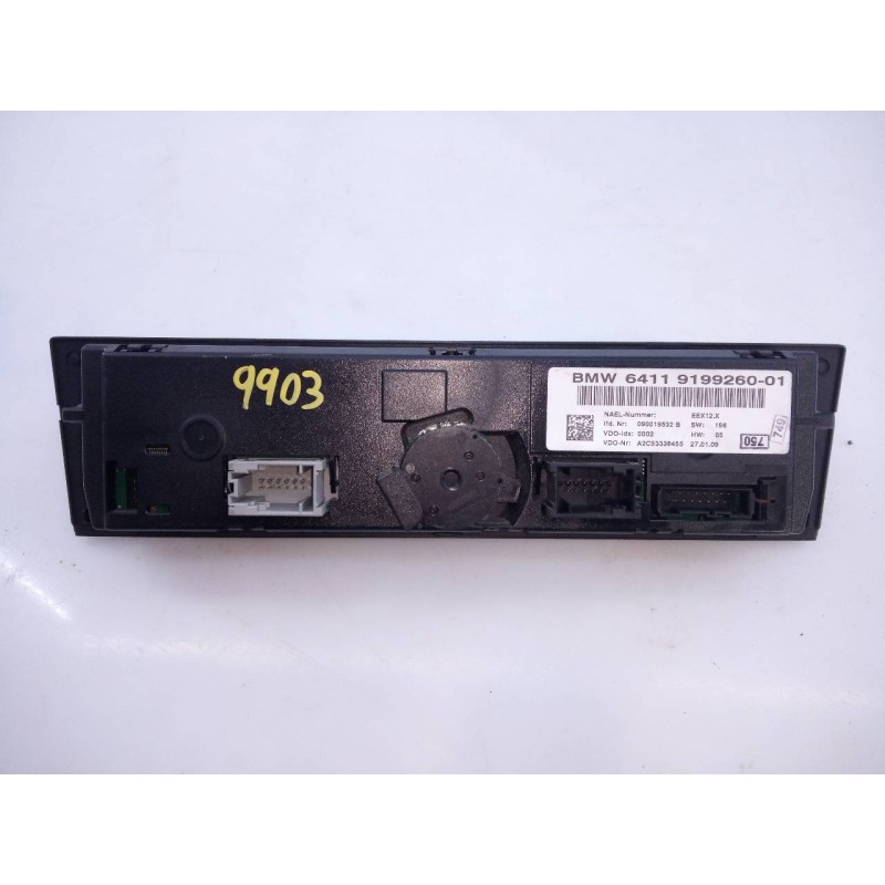 Recambio de mando climatizador para bmw serie 1 berlina (e81/e87) 118d limited sport edition referencia OEM IAM 919926001  E3-A2