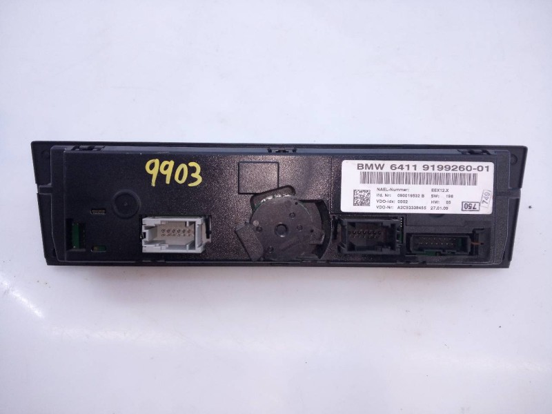 Recambio de mando climatizador para bmw serie 1 berlina (e81/e87) 118d limited sport edition referencia OEM IAM 919926001  E3-A2
