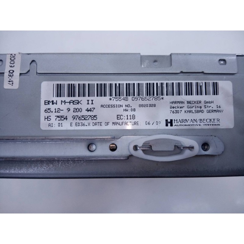 Recambio de sistema navegacion gps para bmw serie 1 berlina (e81/e87) 118d limited sport edition referencia OEM IAM 918904802  E