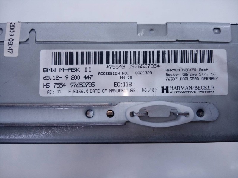 Recambio de sistema navegacion gps para bmw serie 1 berlina (e81/e87) 118d limited sport edition referencia OEM IAM 918904802  E