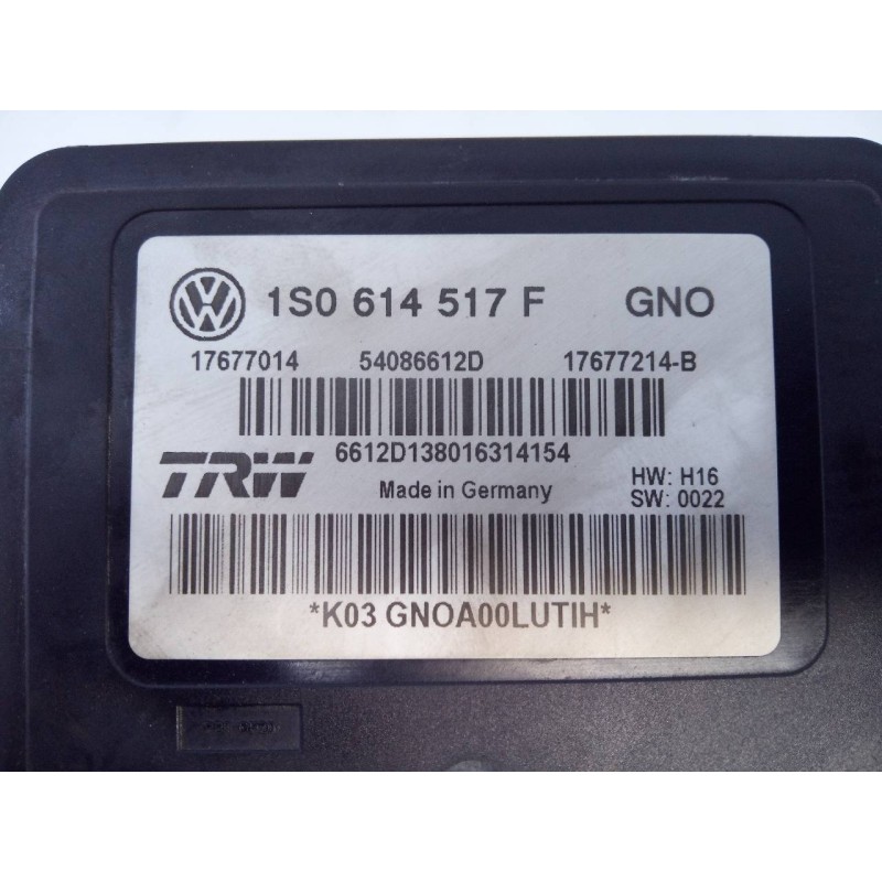 Recambio de abs para skoda spaceback (5h) active referencia OEM IAM 1S0614517F  P3-B8-29-4