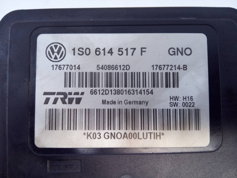 Recambio de abs para skoda spaceback (5h) active referencia OEM IAM 1S0614517F  P3-B8-29-4